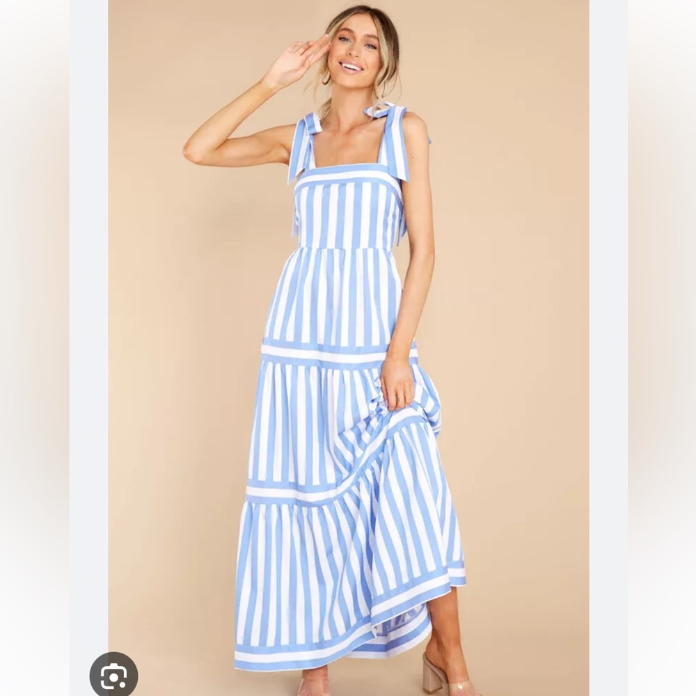 I’m with you Blue maxi dress.